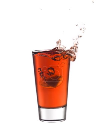 Splash dans un verre 