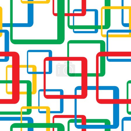 Modèle de rectangle sans couture 