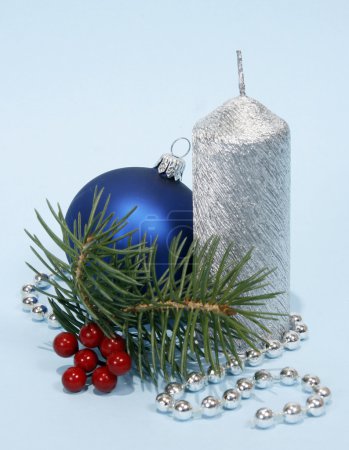 Bougie en argent 
