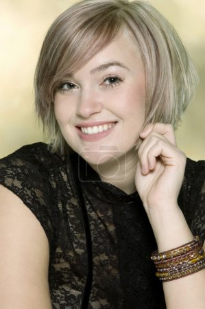 Souriant adolescent 