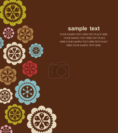 vecteur fleur papier peint design 