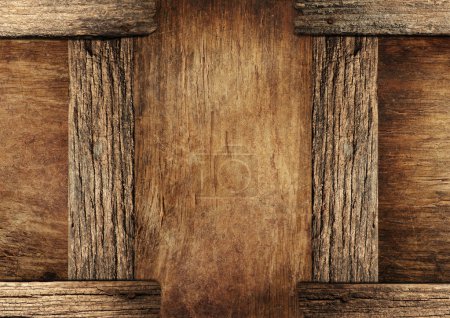 Cadre en bois vintage 
