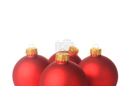 Boules de Noël rouges