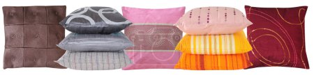 Ligne de coussin. Isolé .