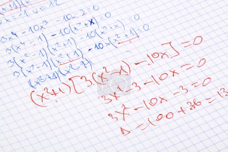 Mathématiques manuscrites 