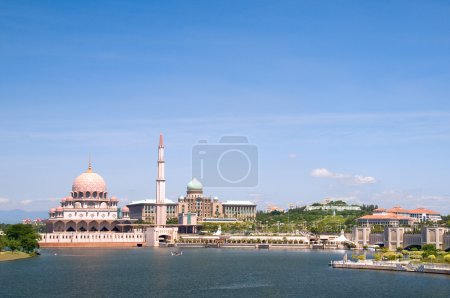 La mosquée de Putrajaya, Malaisie 