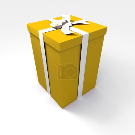 Grand cadeau jaune 
