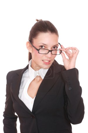 Portrait d'une jeune femme d'affaires.