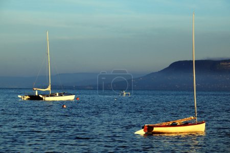 Voiliers sur le lac Balaton 