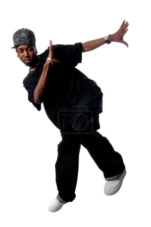 Cool jeune homme hip-hop 