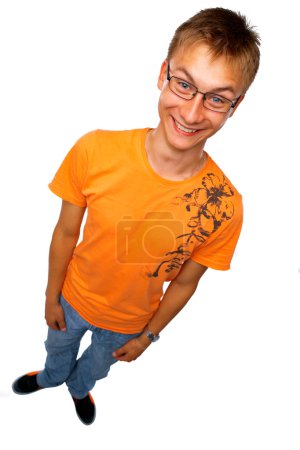 Jeune homme souriant 
