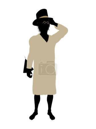 Illustration de John of Peter Pan Silhouette 