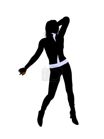 Illustration de bureau Silhouette 