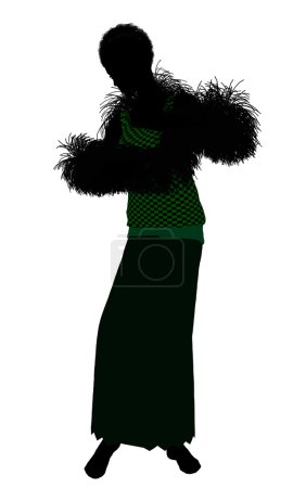 1920 Silhouette féminine 