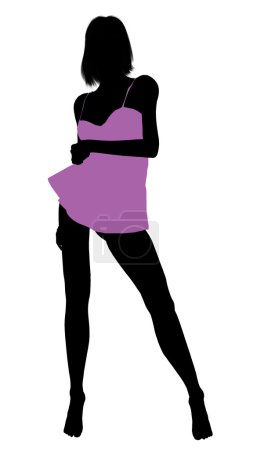 Femme Lingerie Silhouette 