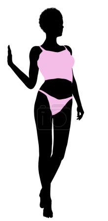 Lingerie afro-américaine Silhouette 