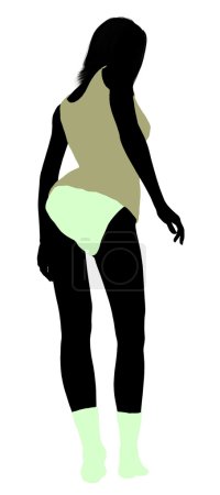 Femme Lingerie Silhouette 