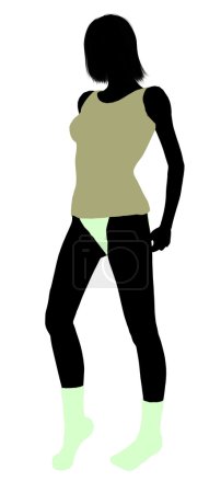 Femme Lingerie Silhouette 