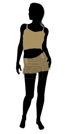 Femme Lingerie Silhouette 