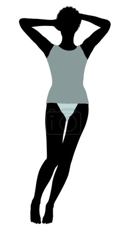 Lingerie afro-américaine Silhouette 