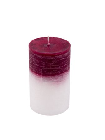 Bougie sur fond blanc 