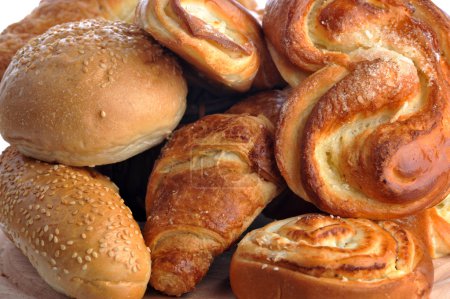 Pain frais au four 